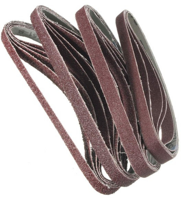 에어 벨트 샌더 용 20 개/갑 Powerfile 샌딩 샌더 13mm x 457mm 벨트 종이 혼합 그릿 40 60 80 120