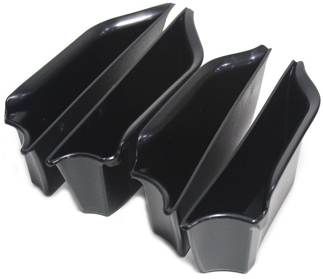 미니쿠퍼 3세대 F55 도어포켓 5도어 전용 핸드폰 거치대, 블랙, 1세트