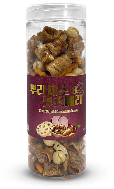 원물 뿌리채소 넛츠베리 견과류 과일 스낵 믹스 240g, 단품 - 쿠팡