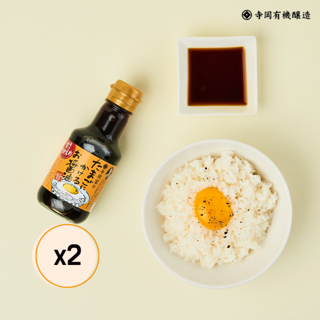 테라오카 계란에 뿌리는 간장소스 연한단맛, 150ml, 2개