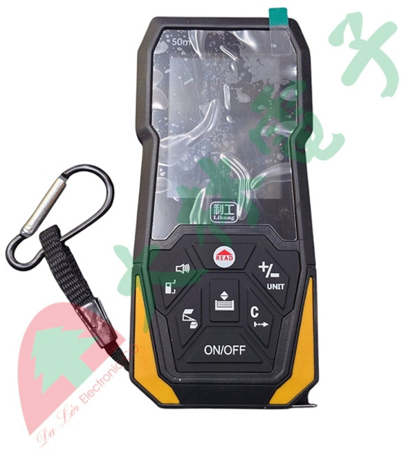 Likung 利工 雷射測距儀捲尺 紅光 50M 大林電子 72-0059, 1個