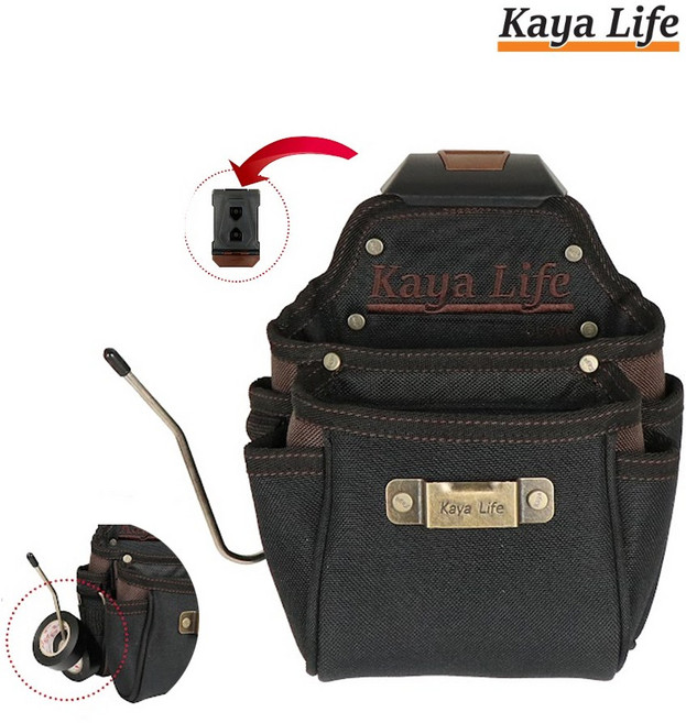 가야라이프 클립형 6구 못주머니 CL-765, 1개