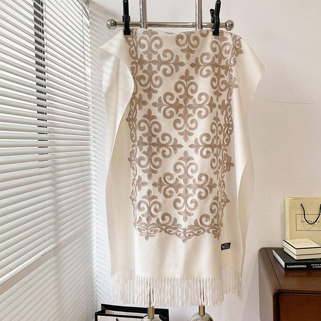 겨울 니트 목도리 고비 캐시미어 100 숄 머플러