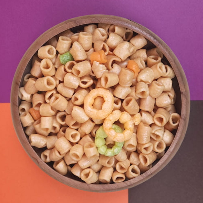 [뻥튀기하우스] 뻥튀기 마카로니뻥튀기 구운 대롱과자 미니 술집기본안주 마카로니, 170g, 1개