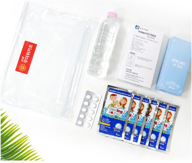 여름철 작업장 폭염 온열질환 대비 5종 무더위키트 탈수방지 폭염구호 작업자 비상용품