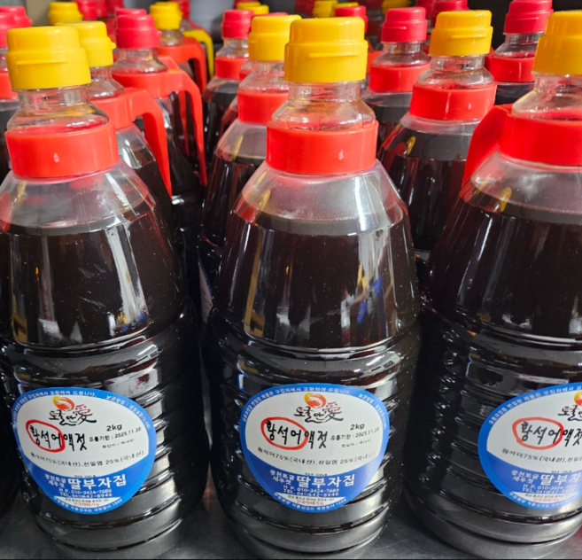 광천토굴새우젓 진한 원액 황석어액젓 (국내산100%) 딸부자집, 2kg, 1개