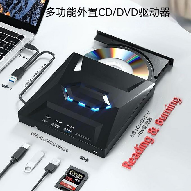 多功能五合一外置光驅, 通用