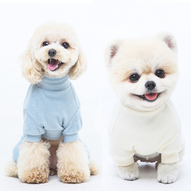 강아지 겨울 중성화 환견복 환자복 견복 올인원 후리스, L, 카키, 1개