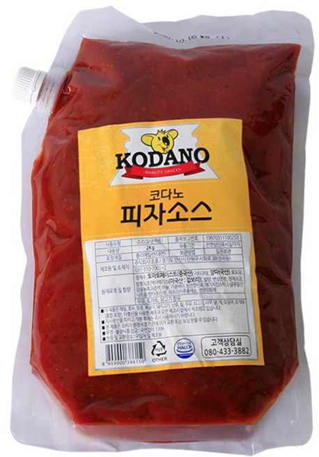 코다노 피자소스 2kg 5개