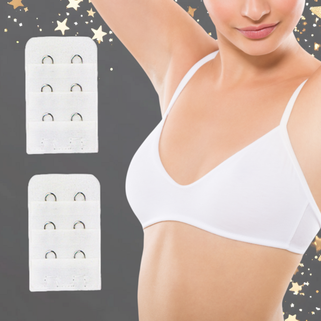 레어템 3단조절 브래지어 연장후크 10P