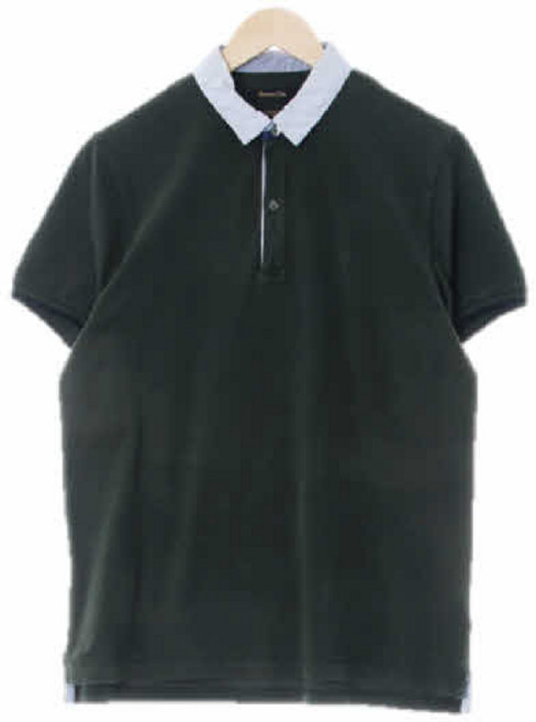 마시모두띠 4447 차콜 면 반팔카라티 [L]