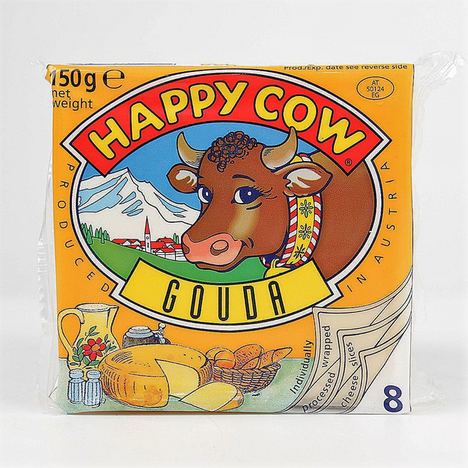 [해피카우] 고다 슬라이스 8조각 150g, 1개