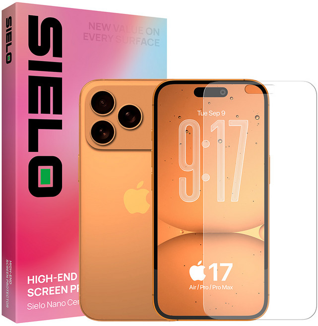 씨엘로 아이폰17 지문방지 종이질감 저반사 올레포빅 매트 무광 액정보호필름, 2개