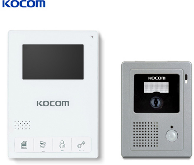 코콤 비디오폰 KCV-434 / 현관 카메라 KC-C60_세트상품