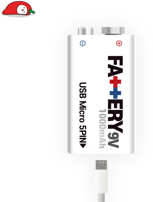 USB충전 9V배터리 사각배터리 쓰려면 없고 사놓기는 애매한 사각건전지 기타 라디오 멀티, 1개입, 1개