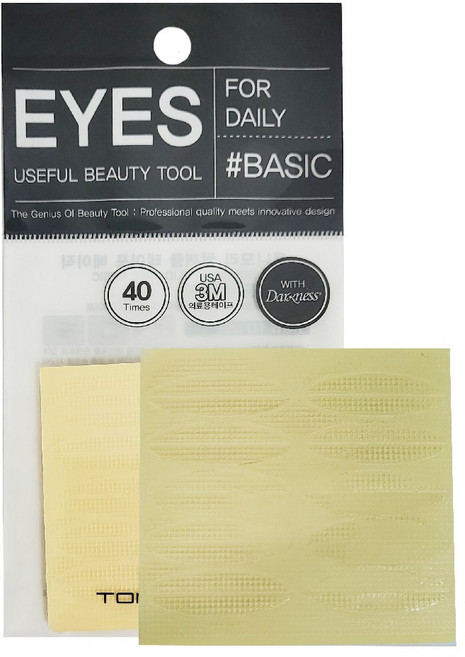 토니모리 쌍꺼풀테이프 베이직 (40회용), 1개