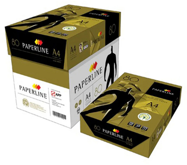 PAPERLINE A4 80gsm 影印紙 500張, 1包