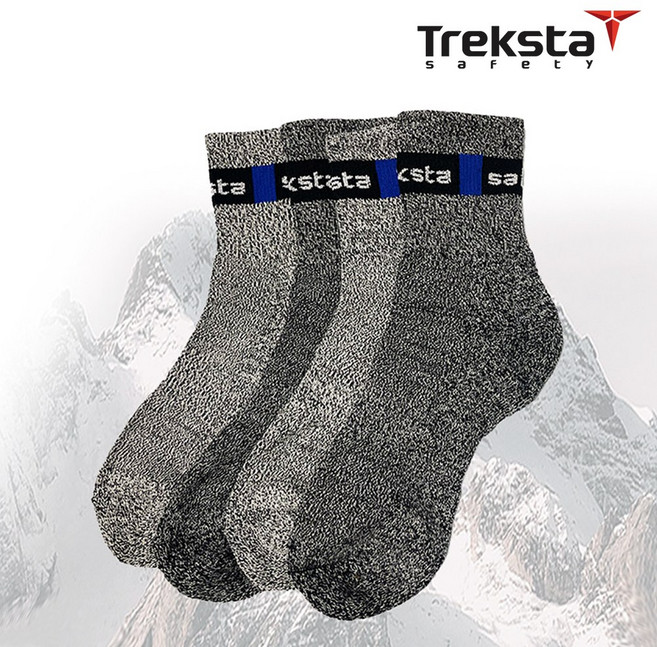 남성 등산양말 기능성 남자 장목 두꺼운 스포츠 작업 양말, 트렉스타양말(블랙), 1개