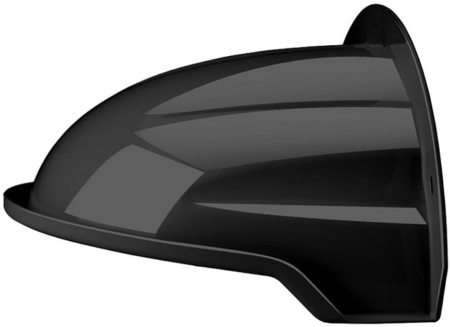 ATTN AJN-A04 CCTV 카메라 보호 커버 케이스 벽부형 브라켓 방수 자외선 빗물차단 ABS 플라스틱 흰색 검정색, 1개, AJN-A04-B