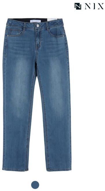 닉스 NIX 여) 워싱 반밴딩 온부 스트레이트(FNARDDS519P)