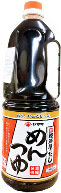 야마끼 멘쯔유 야마키멘츠유 일본쯔유 일본간장 2배농축1.8LX6병, 6개, 1.8L