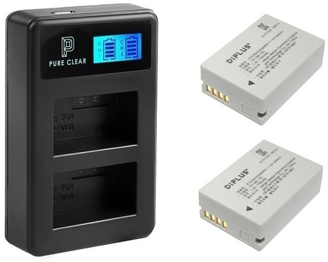 캐논 NB-10L 듀얼충전기+배터리2개 SX60HS SX50HS SX40HS G3X G1X G16 G15, 1개