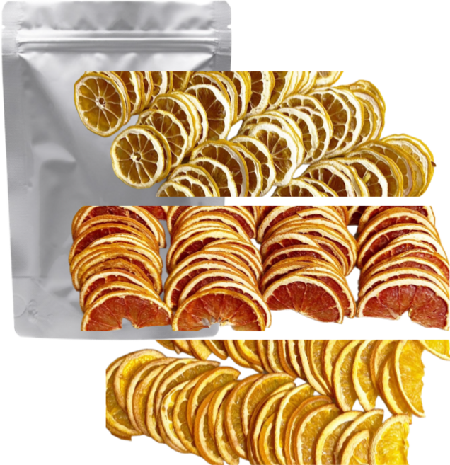 니칩내칩 3종혼합 건조과일칩 100개입(레몬+자몽+오렌지), 1개, 110g