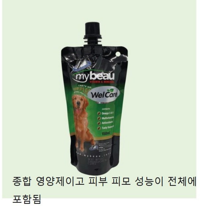 마이뷰 강아지 비타민 미네랄 종합영양제 150ml, 피부/피모+알러지, 1개