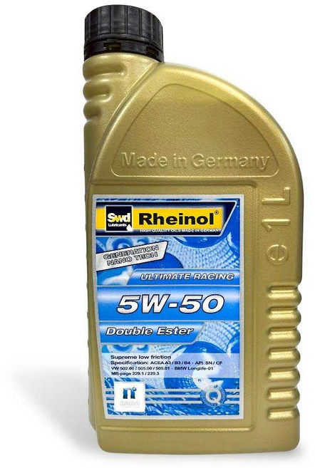 Rheinol 雙酯全合成賽車引擎機油 Ultimate Racing Double Ester, 5w50, 1個, 1L