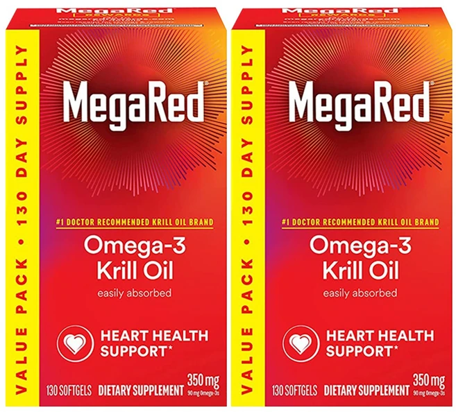 Schiff 쉬프 메가레드 오메가3 크릴오일 350mg 130정, 2개 - 쿠팡