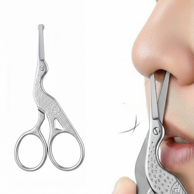 원앤모어 프리미엄 안전한 스텐 코털가위, 실버 스텐, 1