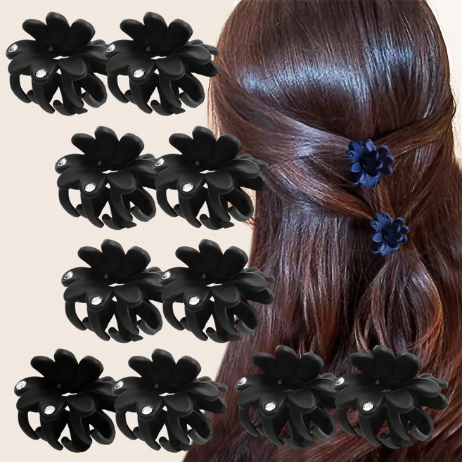 보나리빙 앞머리 집게핀 헤어핀 미니집게핀 소형 헤어 집게핀 미니 집게핀 10개