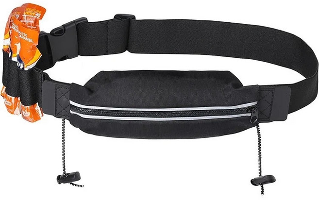 인사이트셀 초경량 슬림 방수 러닝 벨트, 블랙, 1개