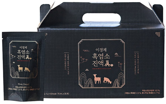 래오이경제 흑염소진액 진, 2.1L, 1개