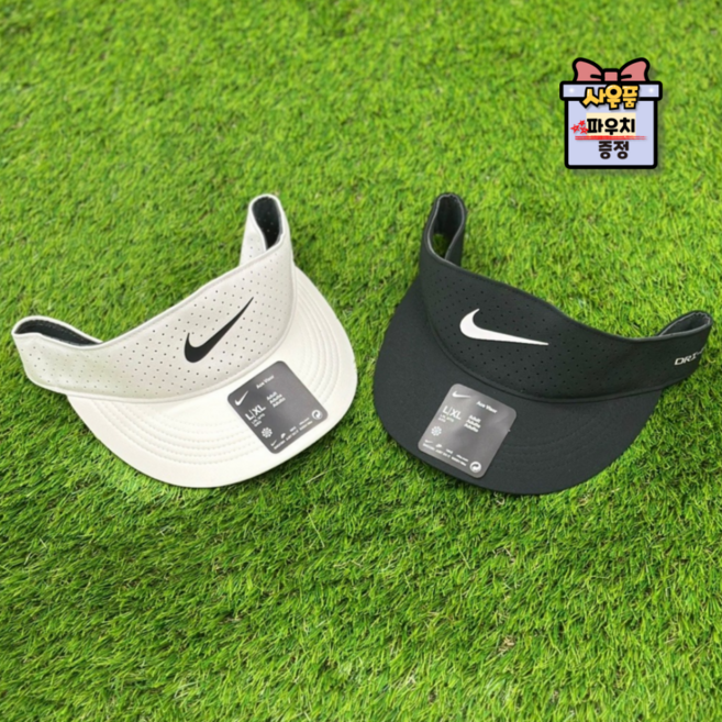 [국내매장판]나이키 남여공용 스포츠 모자 썬캡 JWABI 바이저 골프 러닝 +파우치증정