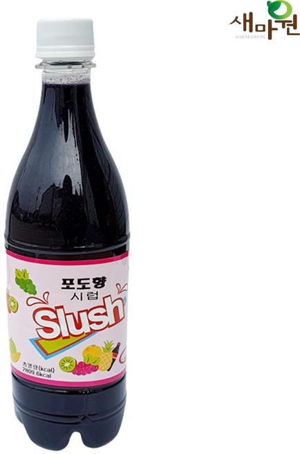 새마원 포도 슬러시 시럽 베이스 원액 과일향, 1kg, 1개
