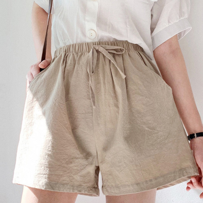 1+1 무배 면반바지 린넨반바지