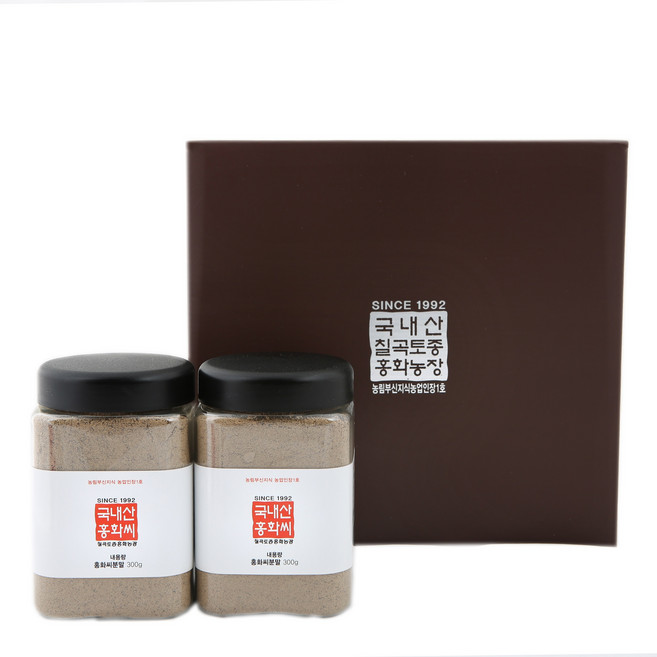 칠곡토종홍화농장 홍화씨분말 600g, 2박스