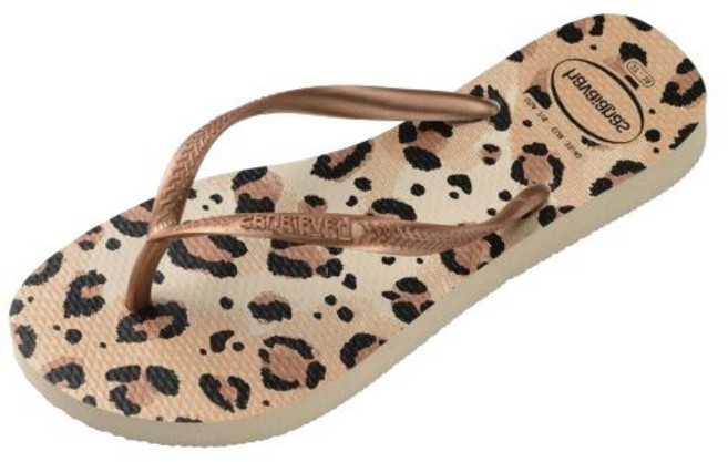 하바이아나스 슬림 애니멀 플립플랍 쪼리 Beige/Beige 매장정품 259302