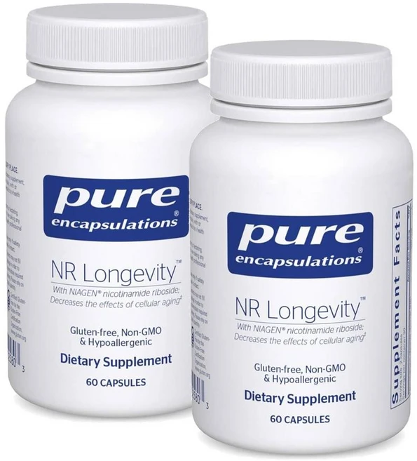 퓨어인캡슐레이션 NR 론제비티 NAD+ 미토콘드리아 보충 캡슐 Pure Encapsulations NR Longevity, 2개 - 쿠팡