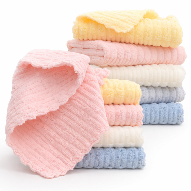 생활클릭 프리미엄 극세사 행주 총10매 5매입+5매입 부드러운 도톰한 다용도 요술행주, 10개