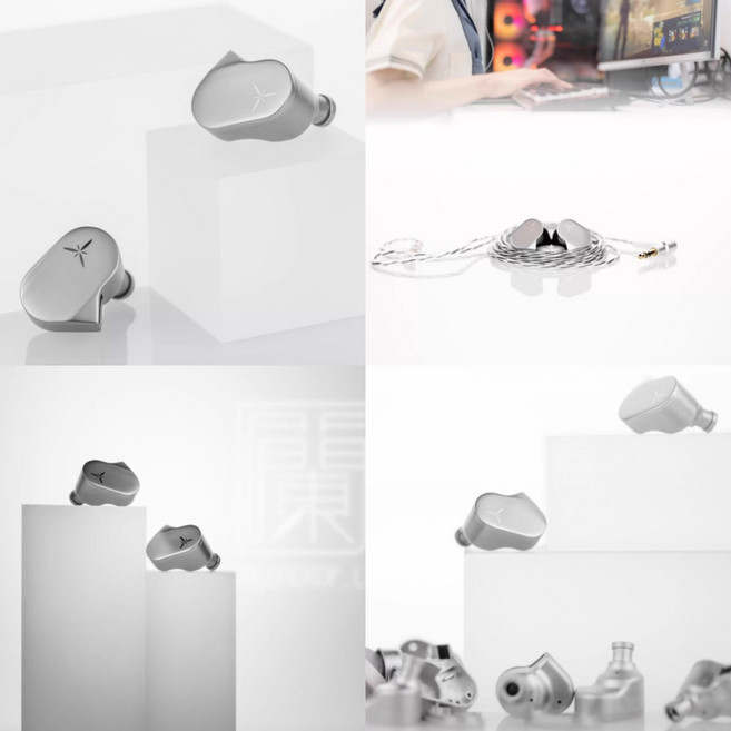 수월우 MOONDROP LAN시리즈 HiFi 인이어 이어폰 교체식 플러그 다이나믹 드라이버 이어셋 스텐케이스 트루펙트신상, 실버, AN시리즈표준버전