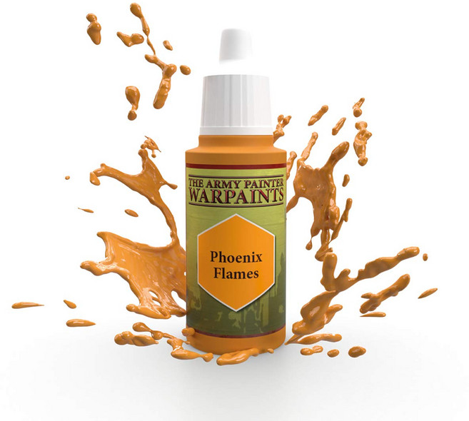 The Army Painter Phoenix Flames Warpaint - Acrylic Heavily Pigmented Water Based Paint for Tablet, 1개