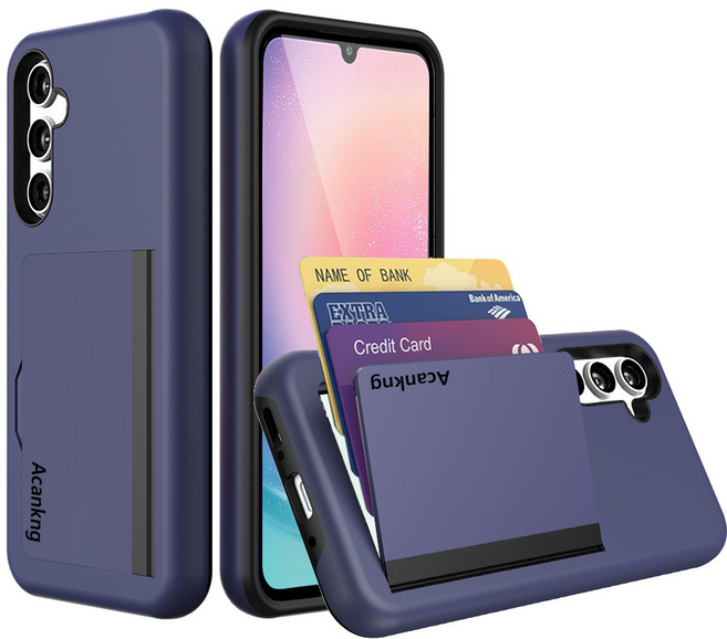 아칸크 카드 수납 범퍼 하드 휴대폰 케이스