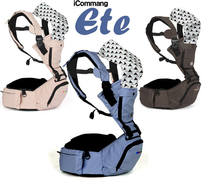 마리꼬베베 에떼힙시트 넥띠 더블허그 아기띠 부스터 올인원 힙시트 캐리어, 에떼힙시트(브라운)