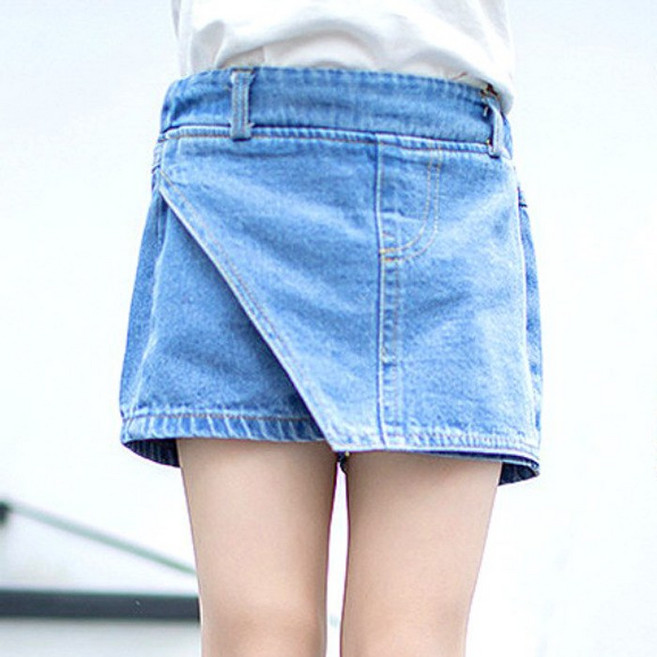 트리베어 여아 데님 치마 반바지 스커트