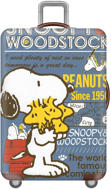 스누피 캐리어커버 여행용 스판 보호 덮개 두꺼운 내구성