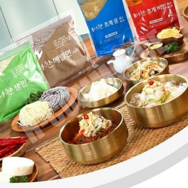 JC VDG 초계국수 막국수 세트 8인분 생면사리 비빔냉면 육수세트