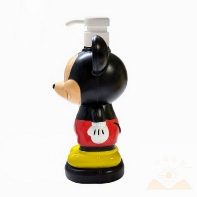 [미키마우스] 480ml 귀여운공병 손세정제용기 수동디스펜서 화장실디스펜서