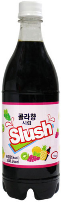 이안스 TOM 콜라향 슬러시 시럽 1kg, 1개, 1L